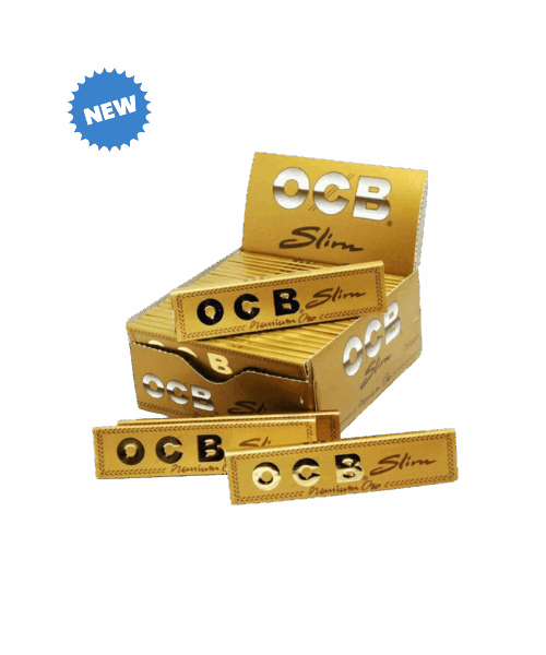 OCB Gold Slim King Size Rolling Papers (1 ks)