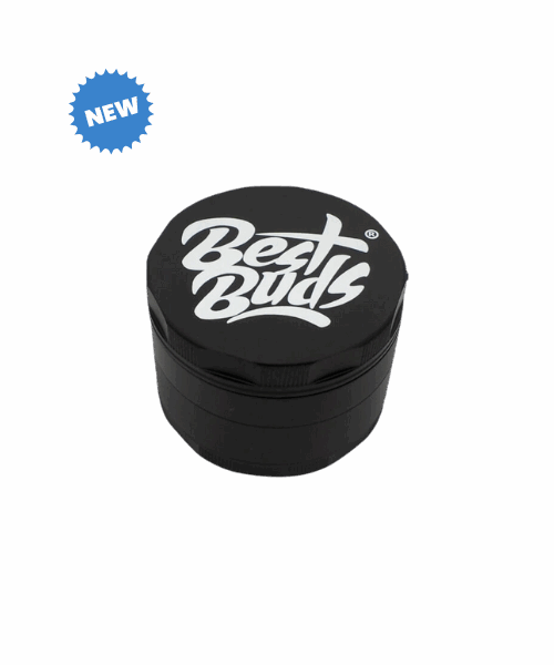 Best Buds Mighty Aluminium Grinder Černý 4 Části (60mm)