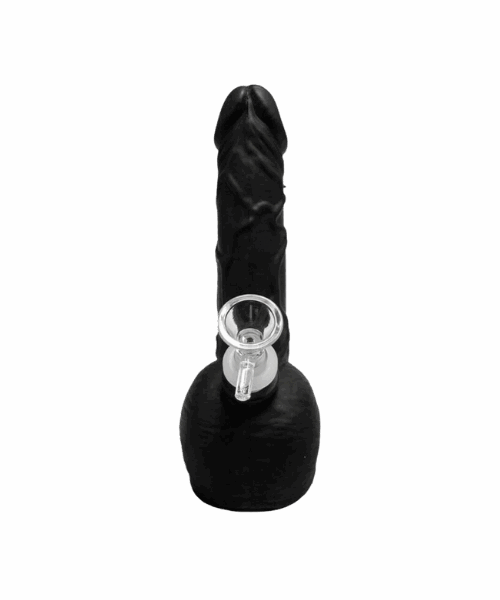 HighPony Penis Silikonový Bong Černý (22cm)