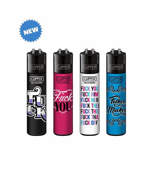 Clipper Zapalovač – Classic Fuck Collection (1 ks)
