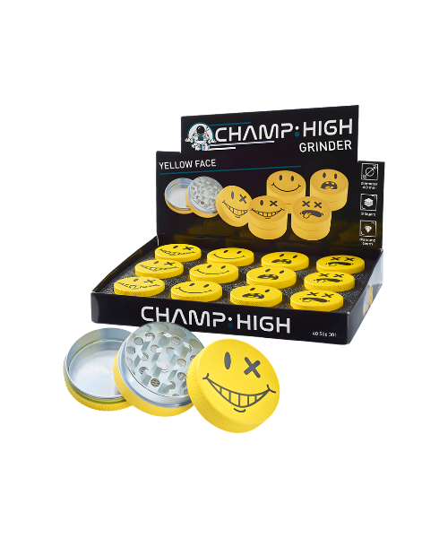 Champ High Yellow Face Grinder – 3 části (40 mm)