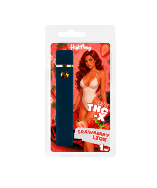 HighPony PORNSTAR THCx Vape Strawberry Lick (1ml)