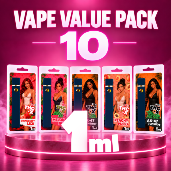 1ml Vape Balíček 10 ks · Value Pack